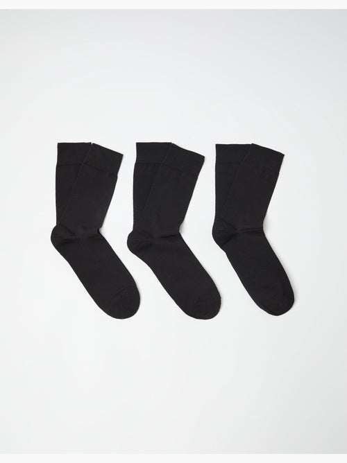 Imballa 3 paia di calzini ricchi di cotone, MO Fashion - Kiabi