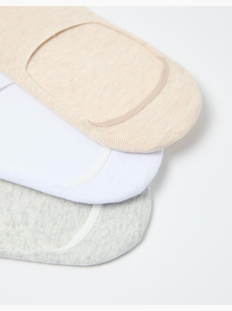 Imballa 3 paia di piedini piccoli, MO Fashion Beige - Kiabi