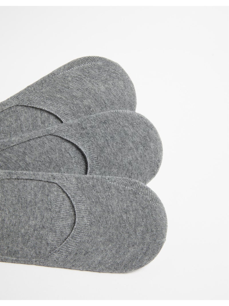 Imballa 3 paia di piedini piccoli, MO Fashion Grigio - Kiabi