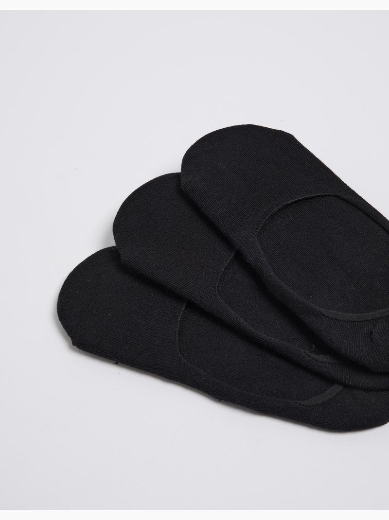 Imballa 3 paia di piedini piccoli, MO Fashion Nero - Kiabi