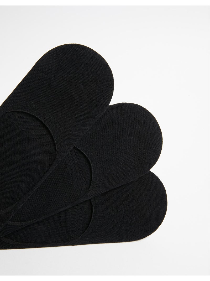 Imballa 3 paia di piedini piccoli, MO Fashion Nero - Kiabi