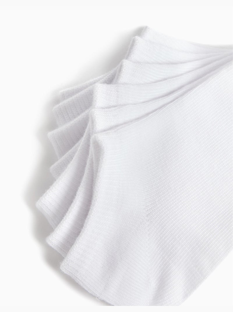 Imballa 7 paia di calzini fino alla caviglia, MO Fashion Bianco - Kiabi