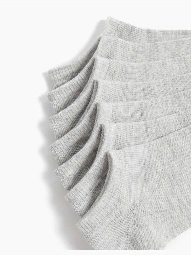 Imballa 7 paia di calzini fino alla caviglia, MO Fashion Grigio - Kiabi