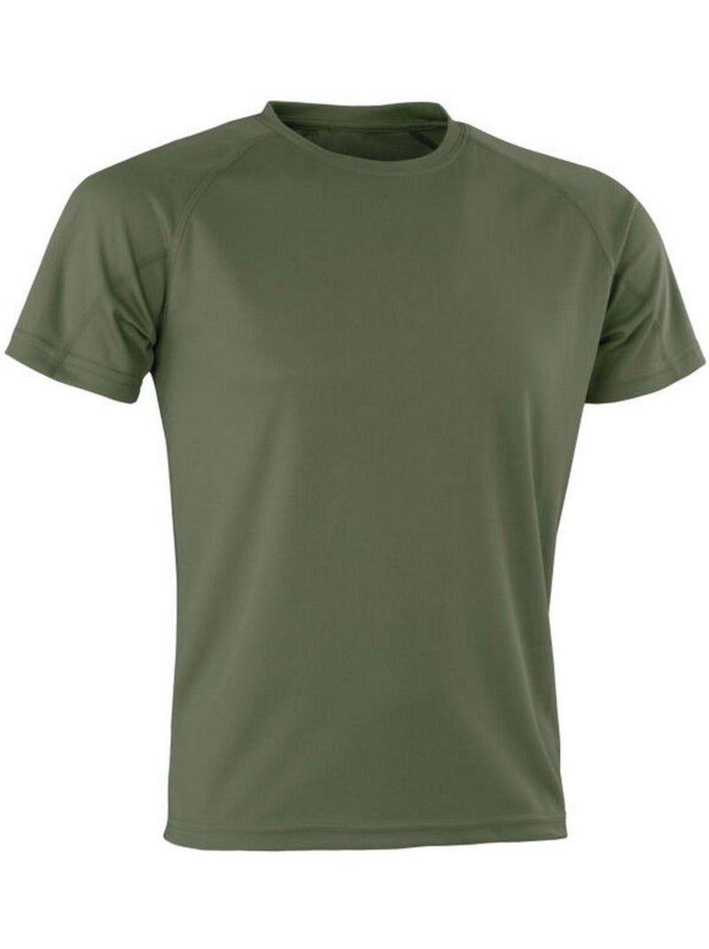 Impact aircool maglietta uomo - spiro Verde kaki - Kiabi