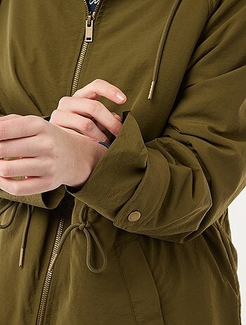 Impermeabile con cappuccio
