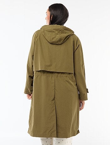 Impermeabile con cappuccio