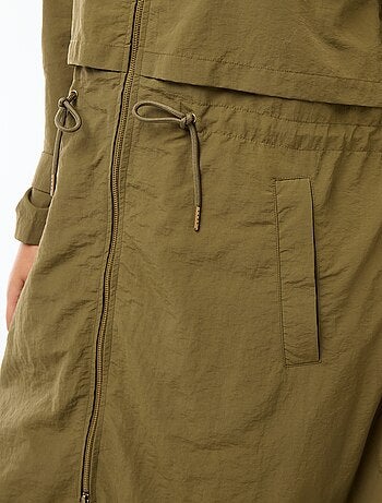 Impermeabile con cappuccio