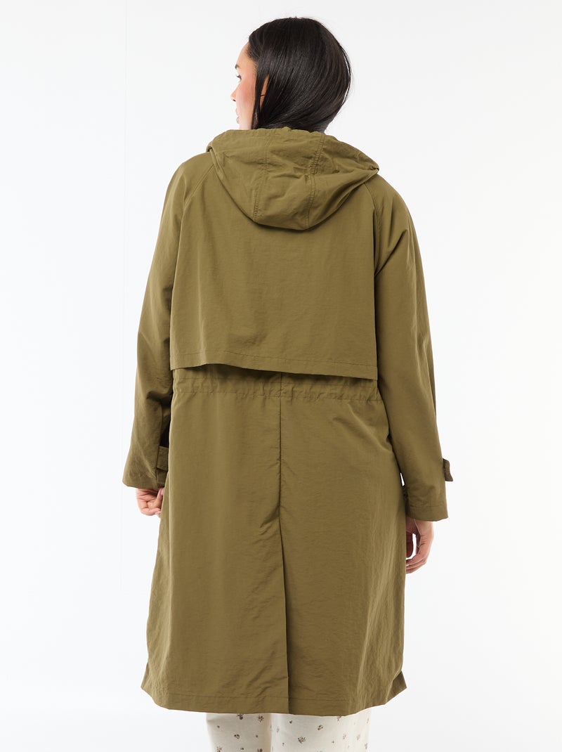 Impermeabile con cappuccio Verde - Kiabi