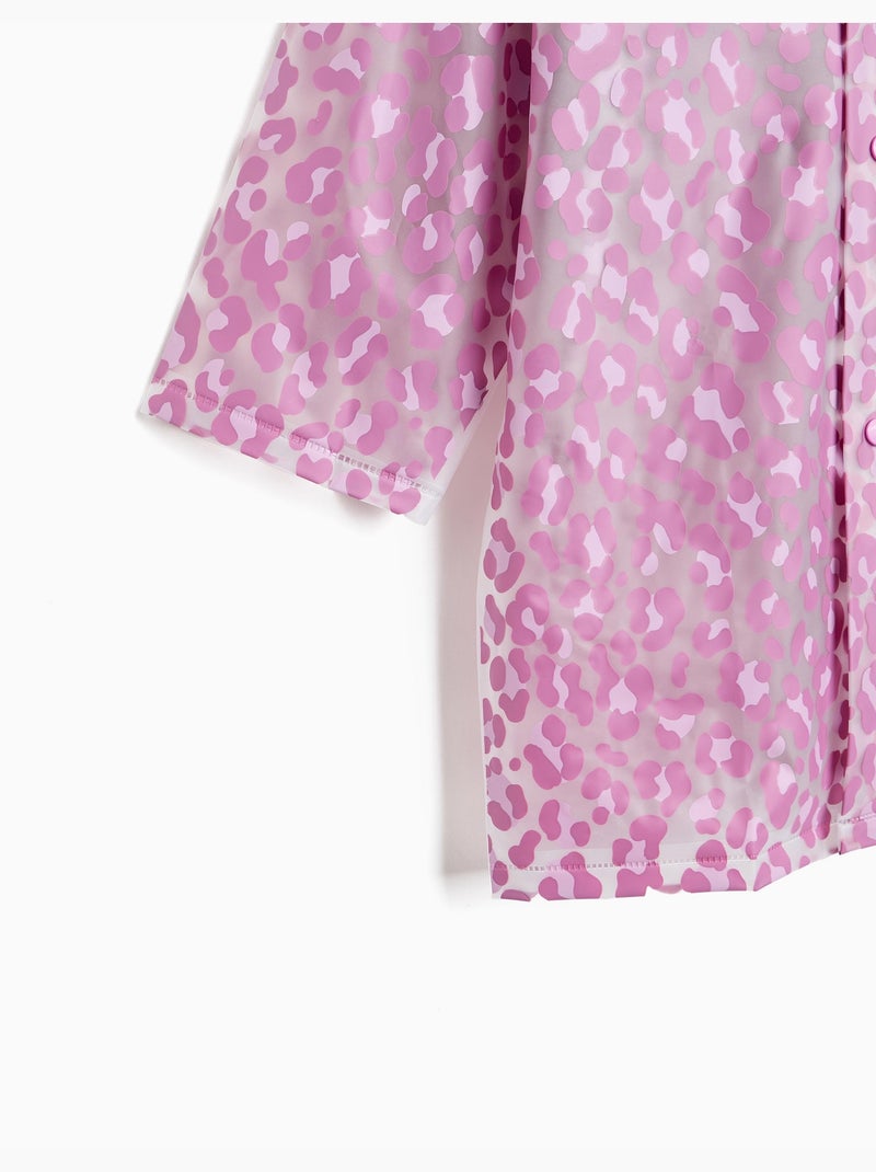 Impermeabile con stampa animale, mo fashion Rosa - Kiabi