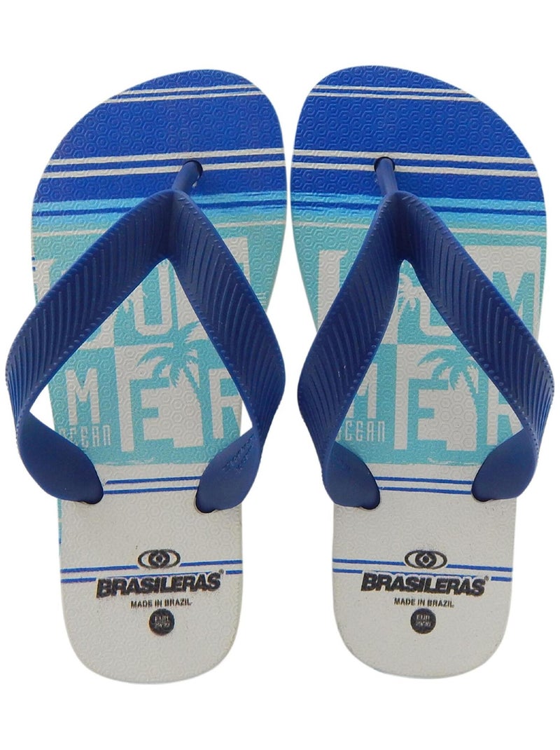 Infradito bambini Brasileras suola in gomma Blu - Kiabi