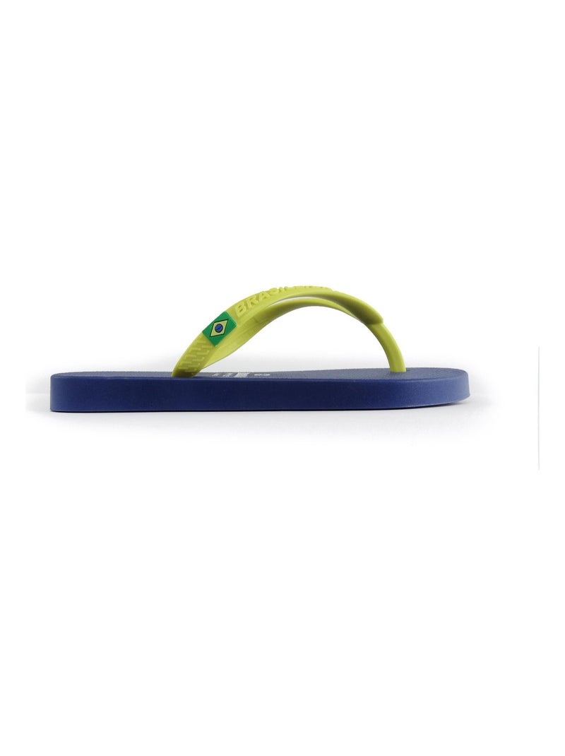 Infradito bambini Brasileras suola in gomma Blu Giallo - Kiabi