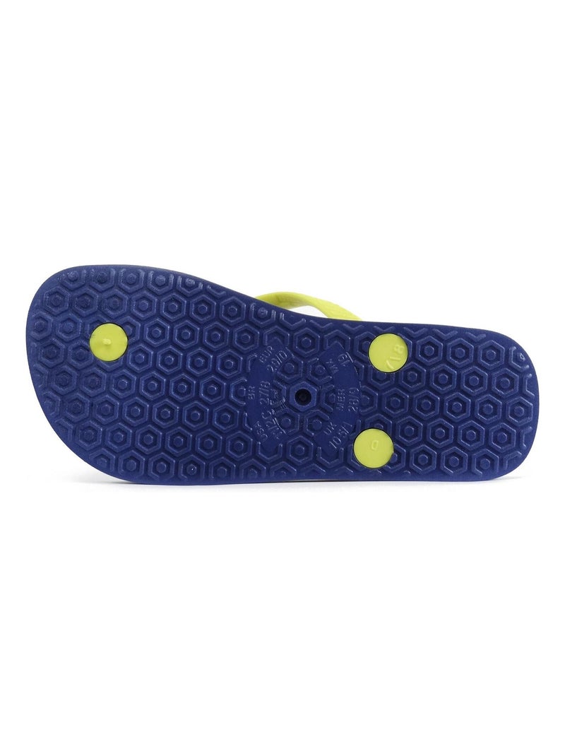 Infradito bambini Brasileras suola in gomma Blu Giallo - Kiabi