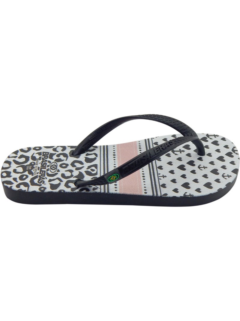 Infradito bambini Brasileras suola in gomma Nero - Kiabi