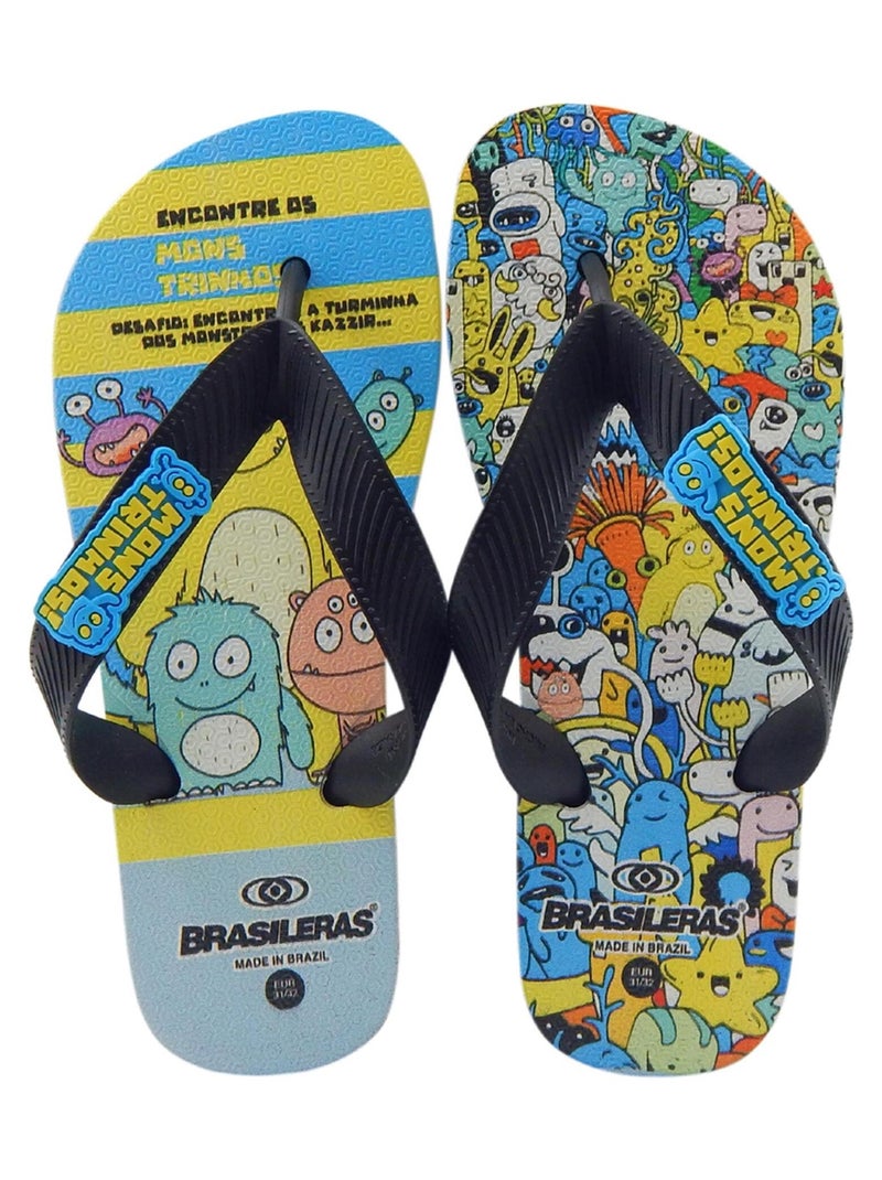 Infradito bambini Brasileras suola in gomma Nero - Kiabi