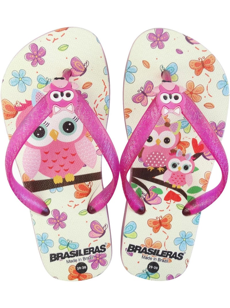 Infradito bambini Brasileras suola in gomma Rosa fucsia - Kiabi