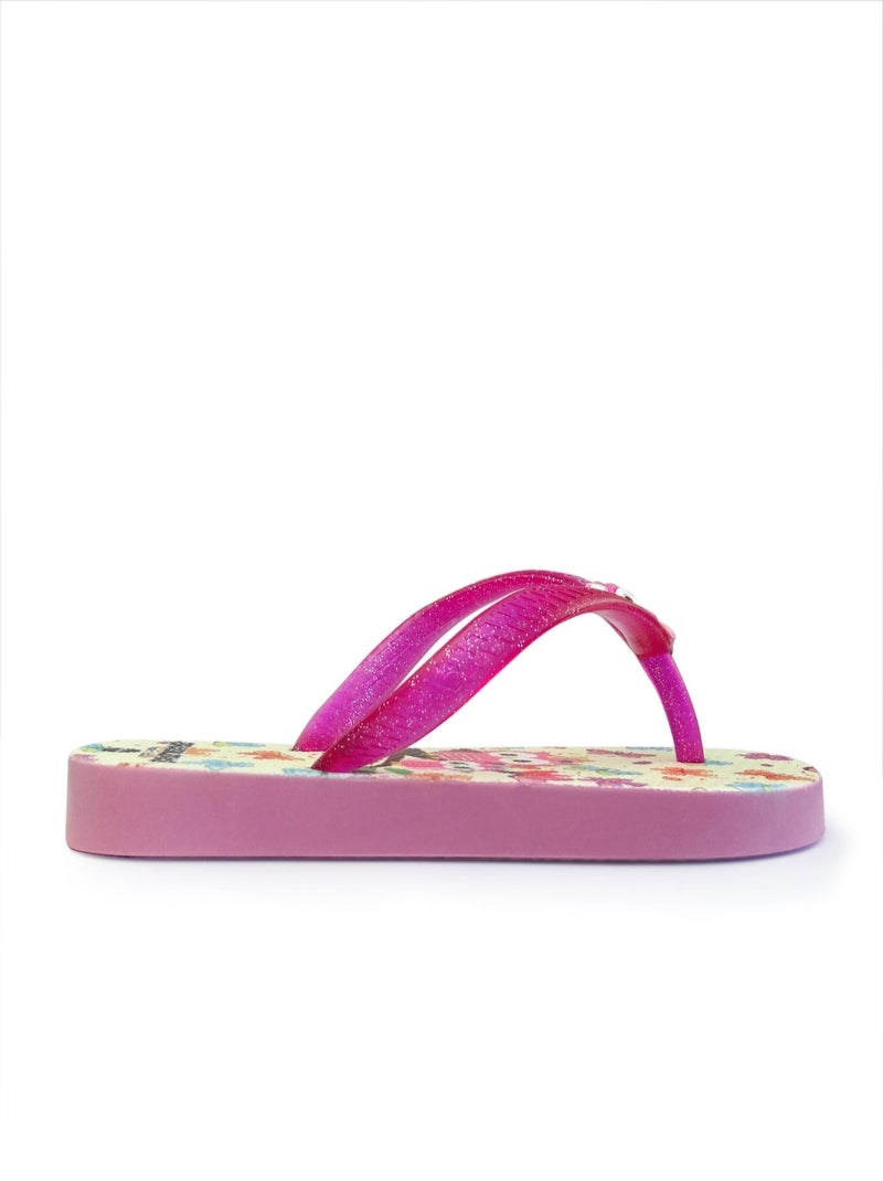 Infradito bambini Brasileras suola in gomma Rosa fucsia - Kiabi