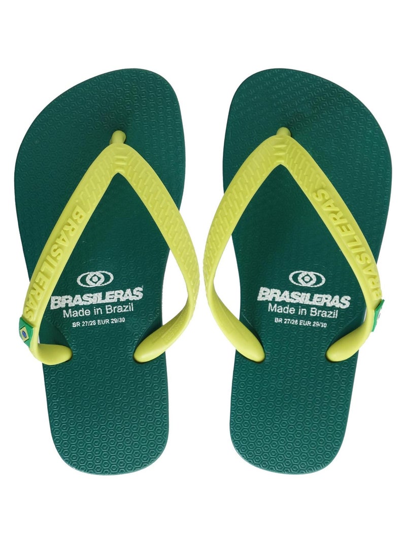 Infradito bambini Brasileras suola in gomma Verde bottiglia - Kiabi