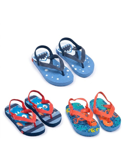 Infradito Bambino OZABI Confezione 3 Paia - Fantasie - Kiabi Infradito Bambino OZABI Confezione 3 Paia - Fantasie - Kiabi