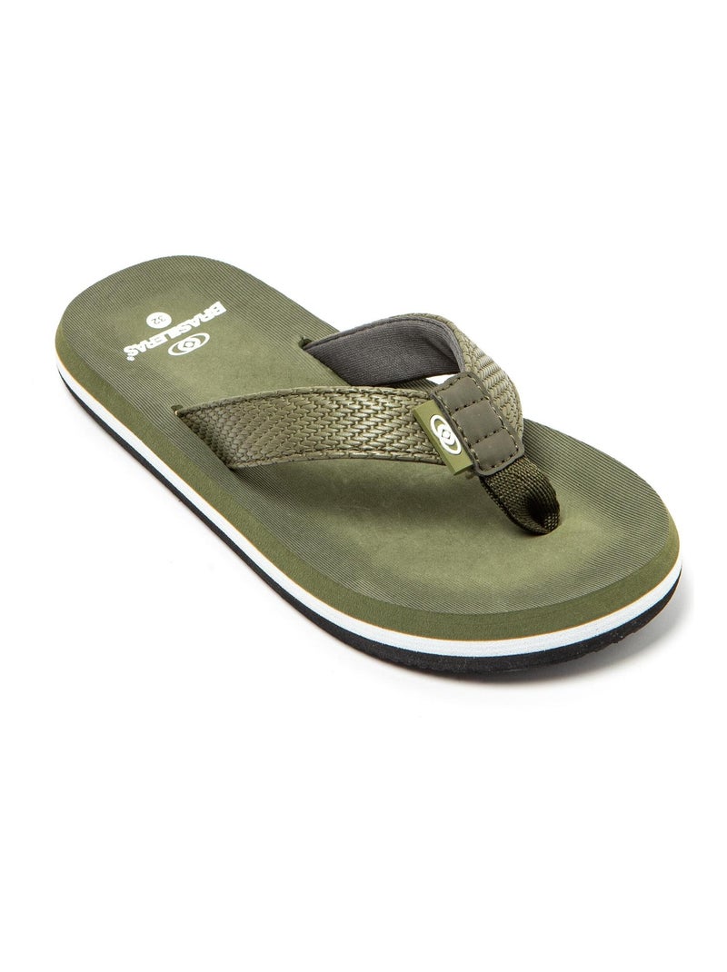 Infradito Brasileras bambini suola in gomma antiscivolo Verde scuro - Kiabi