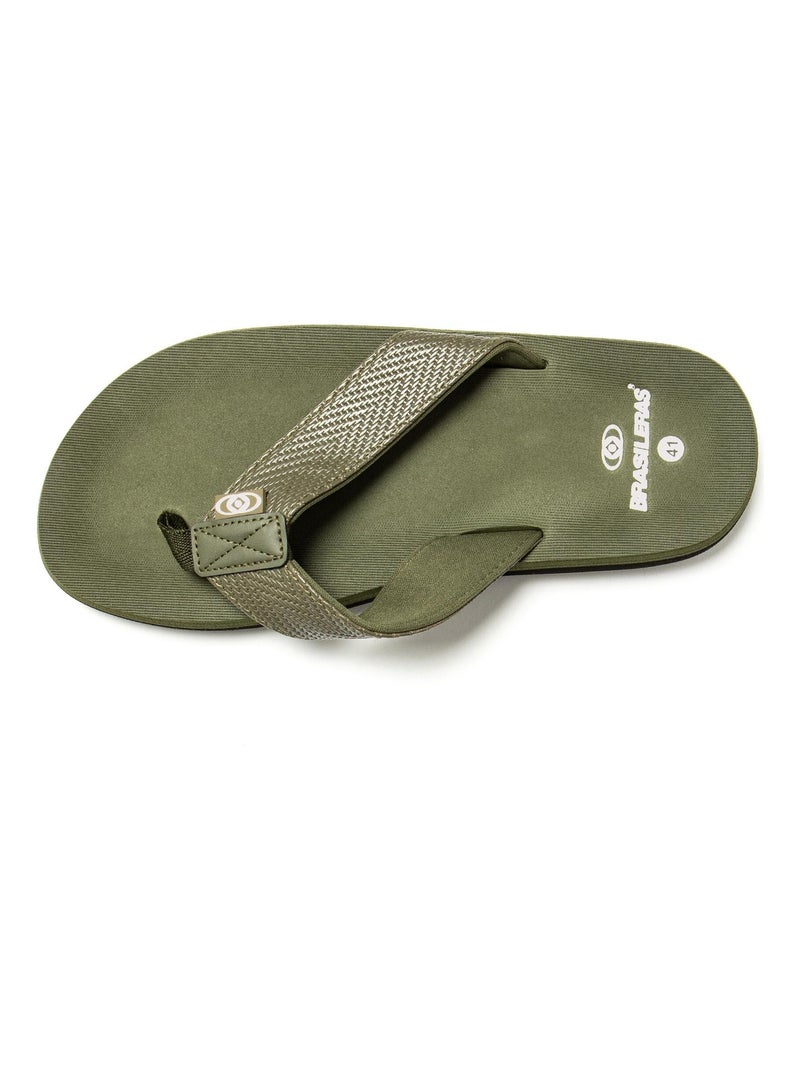 Infradito Brasileras bambini suola in gomma antiscivolo Verde scuro - Kiabi