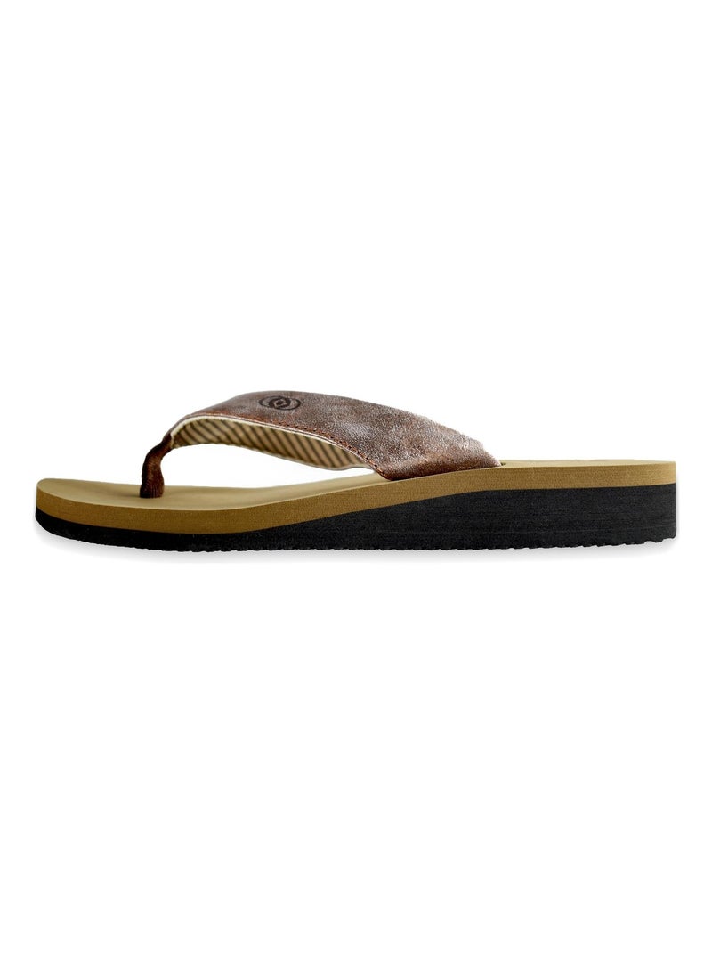 Infradito Brasileras donna Marrone - Kiabi