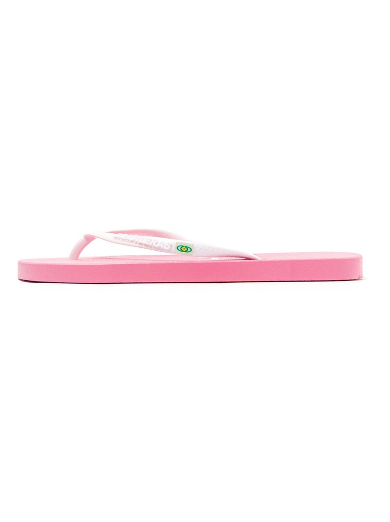 Infradito Brasileras donna suola in gomma antiscivolo Bianco Rosa - Kiabi
