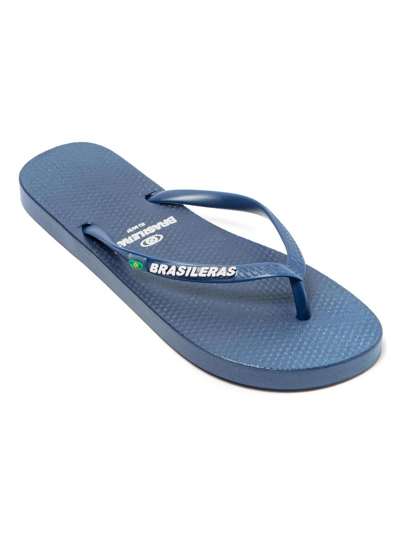 Infradito Brasileras donna suola in gomma antiscivolo Blu scuro - Kiabi