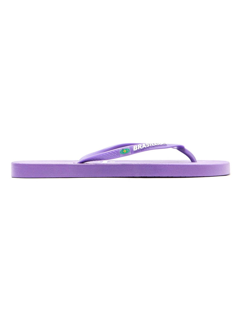 Infradito Brasileras donna suola in gomma antiscivolo Malva lilla - Kiabi
