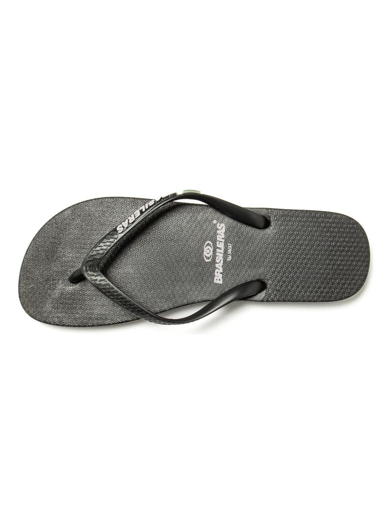 Infradito Brasileras donna suola in gomma antiscivolo Nero - Kiabi