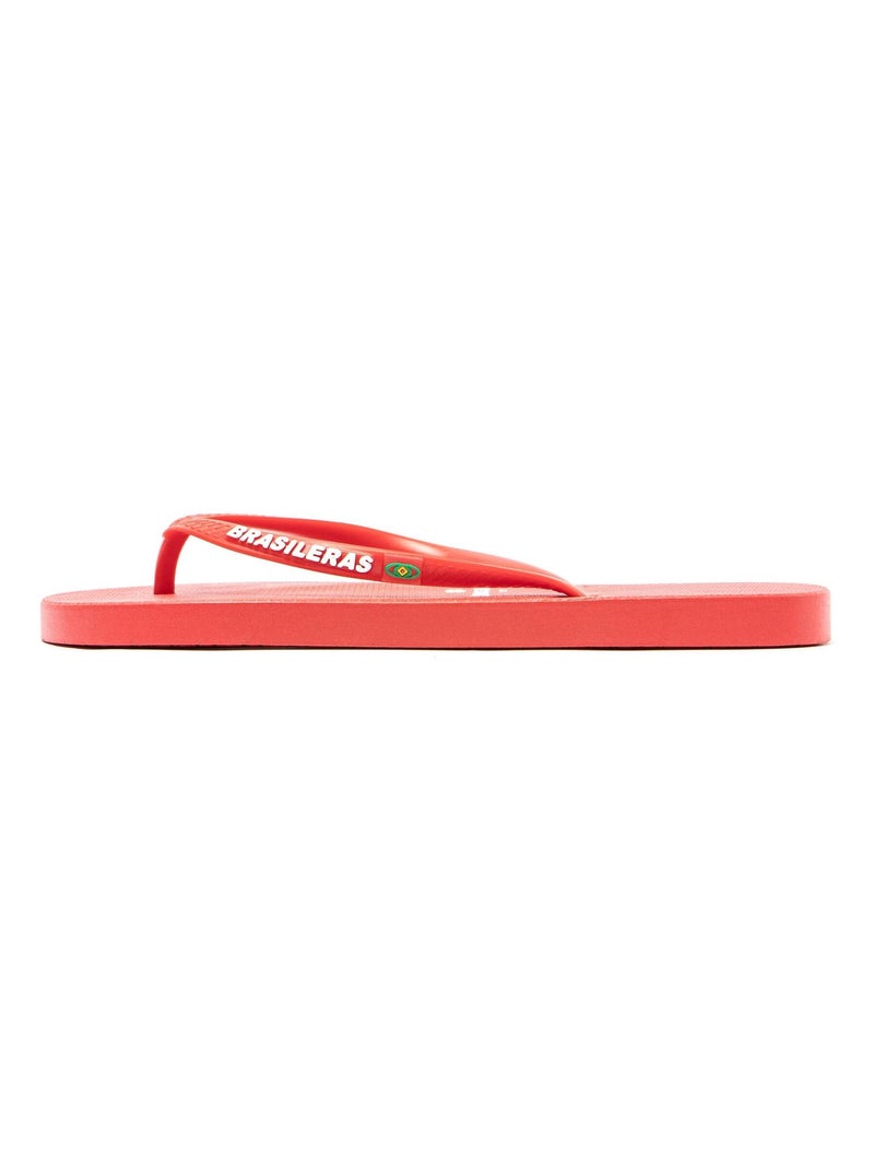 Infradito Brasileras donna suola in gomma antiscivolo Rosso - Kiabi