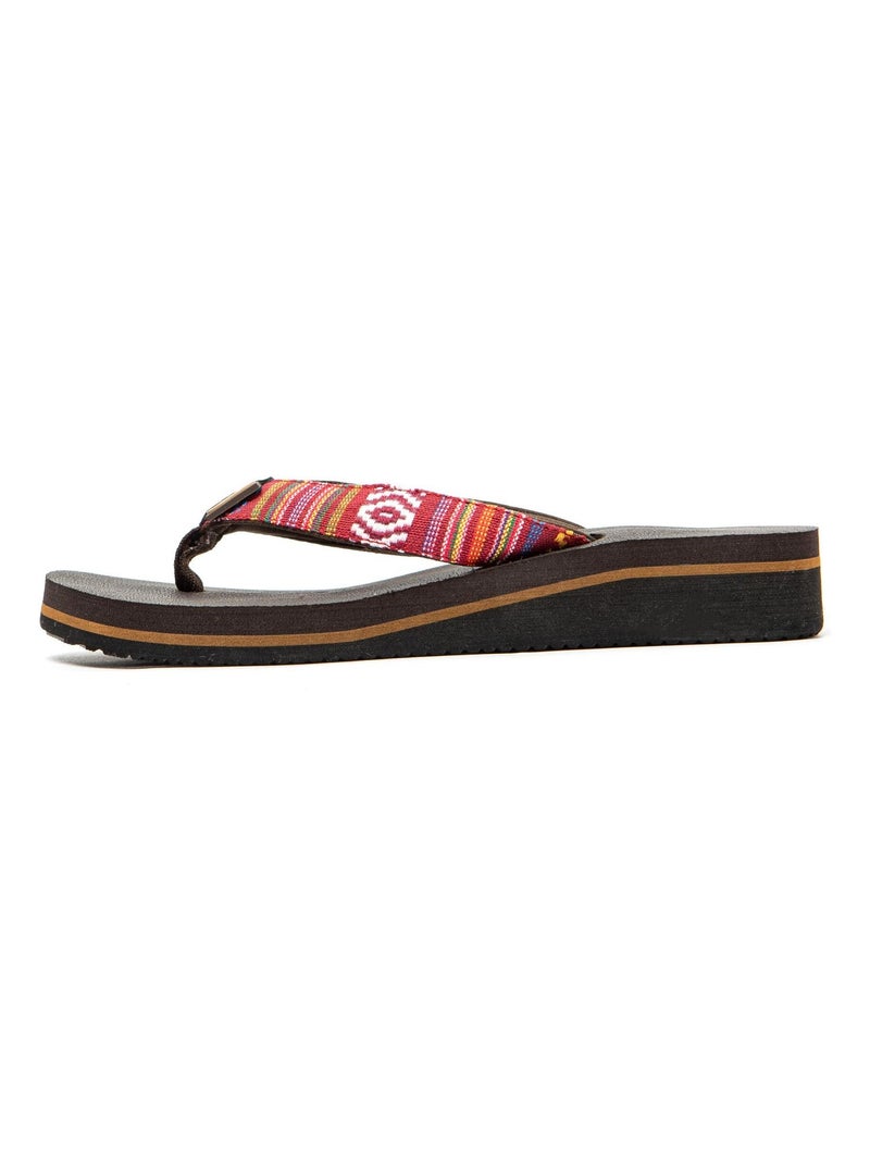 Infradito Brasileras donna suola in gomma antiscivolo Rosso - Kiabi