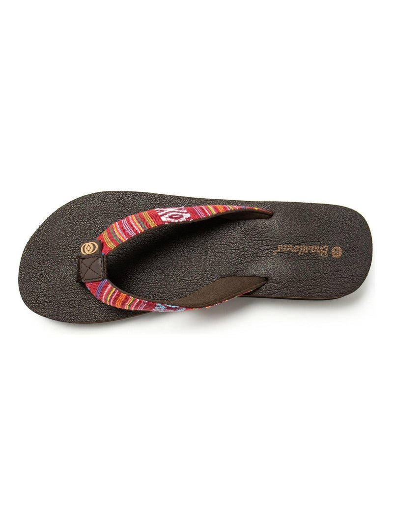 Infradito Brasileras donna suola in gomma antiscivolo Rosso - Kiabi