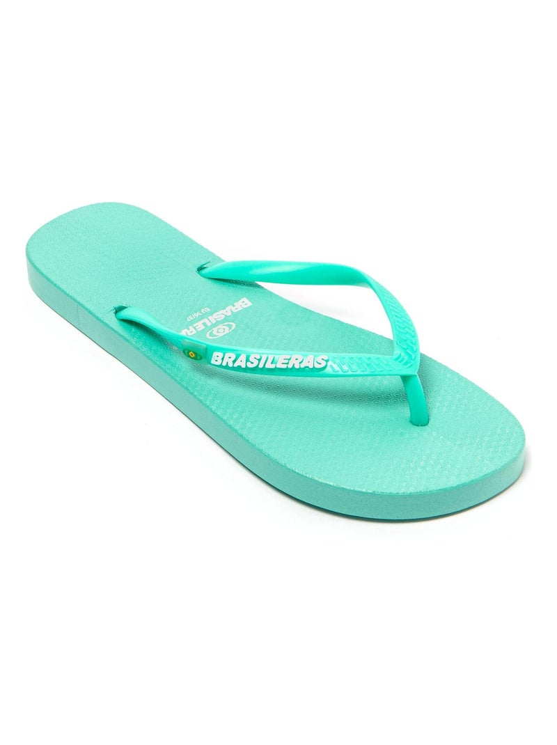 Infradito Brasileras donna suola in gomma antiscivolo Verde chiaro - Kiabi