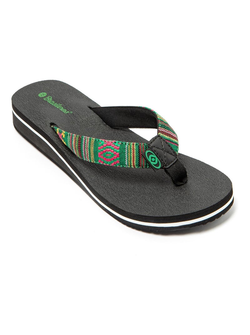 Infradito Brasileras donna suola in gomma antiscivolo Verde - Kiabi