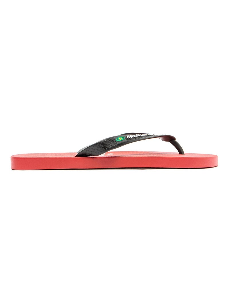 Infradito Brasileras uomo suola in gomma antiscivolo Bianco Rosso Nero - Kiabi