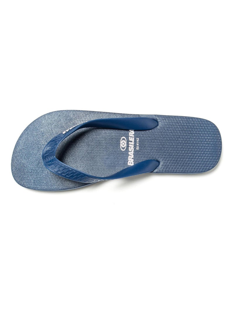 Infradito Brasileras uomo suola in gomma antiscivolo Blu marino - Kiabi