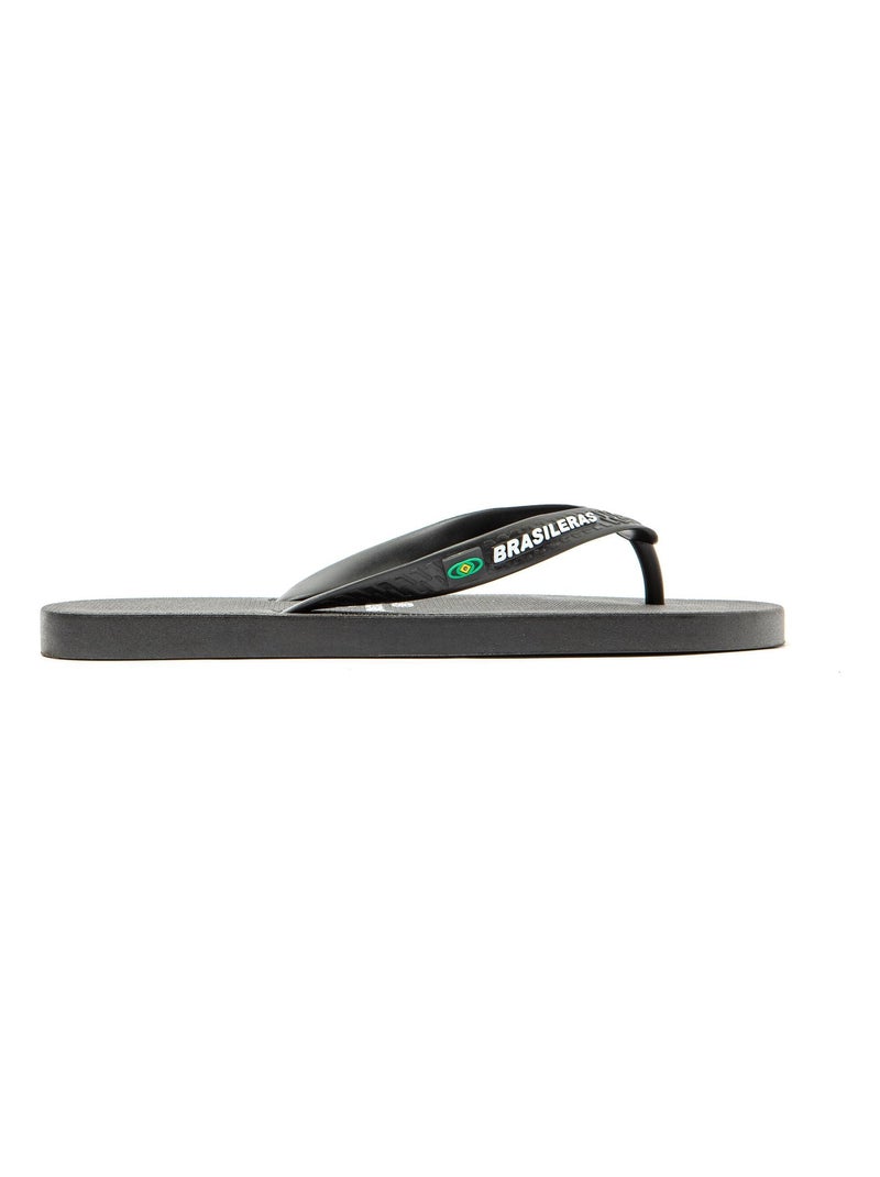 Infradito Brasileras uomo suola in gomma antiscivolo Nero - Kiabi