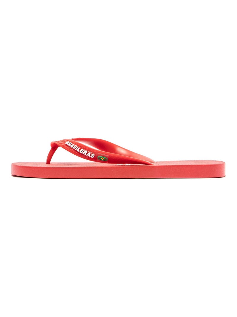 Infradito Brasileras uomo suola in gomma antiscivolo Rosso - Kiabi