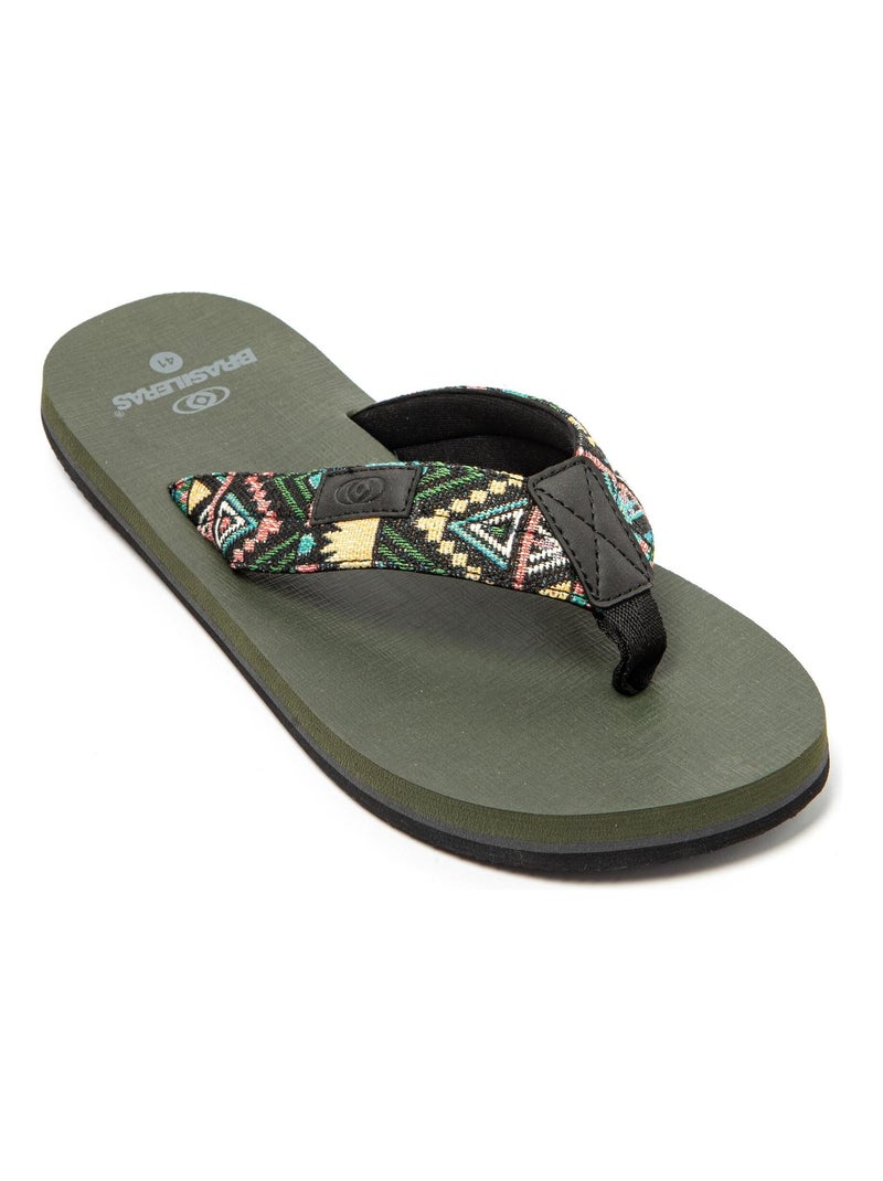 Infradito Brasileras uomo suola in gomma antiscivolo Verde - Kiabi