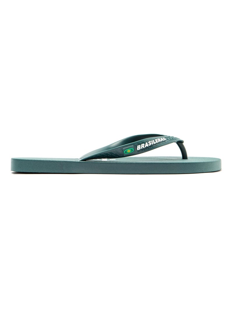 Infradito Brasileras uomo suola in gomma antiscivolo Verde scuro - Kiabi