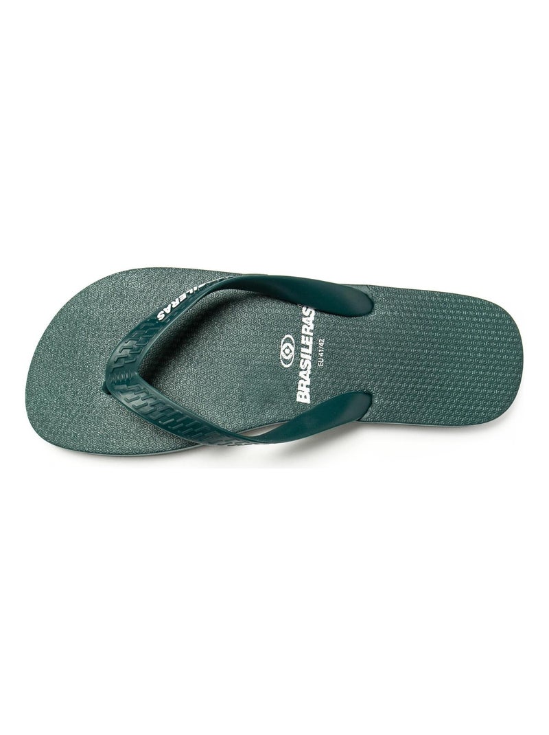 Infradito Brasileras uomo suola in gomma antiscivolo Verde scuro - Kiabi
