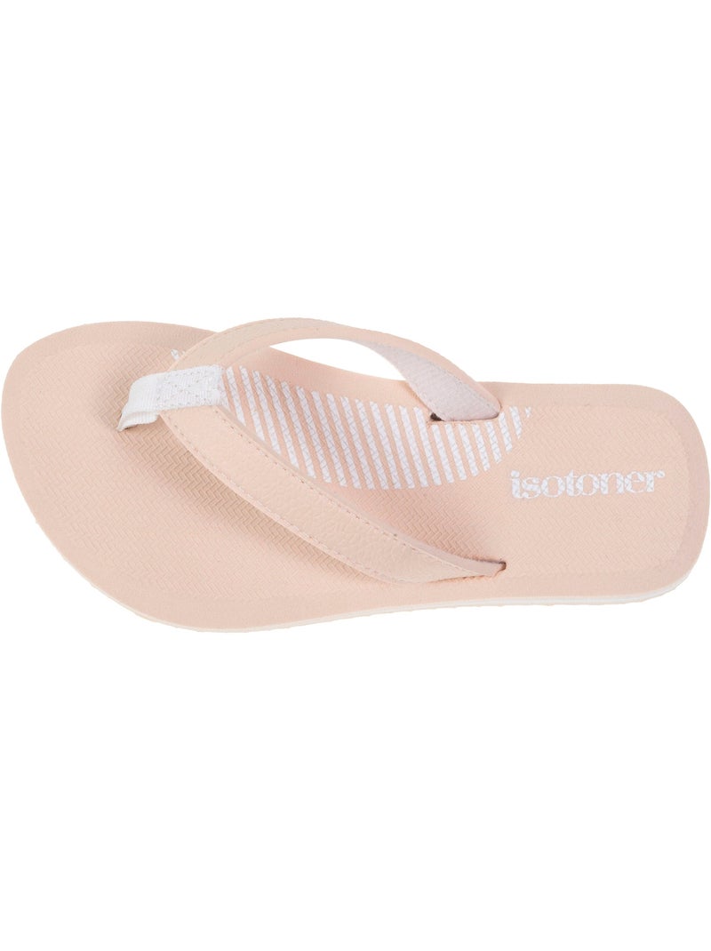 Infradito Comfort e tomaia colorata  Isotoner Beige - Kiabi