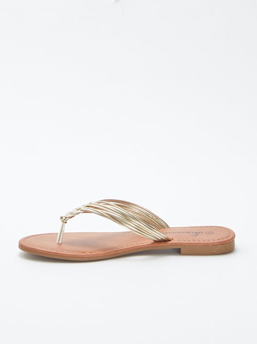 Infradito con cinturini intrecciati - Kiabi