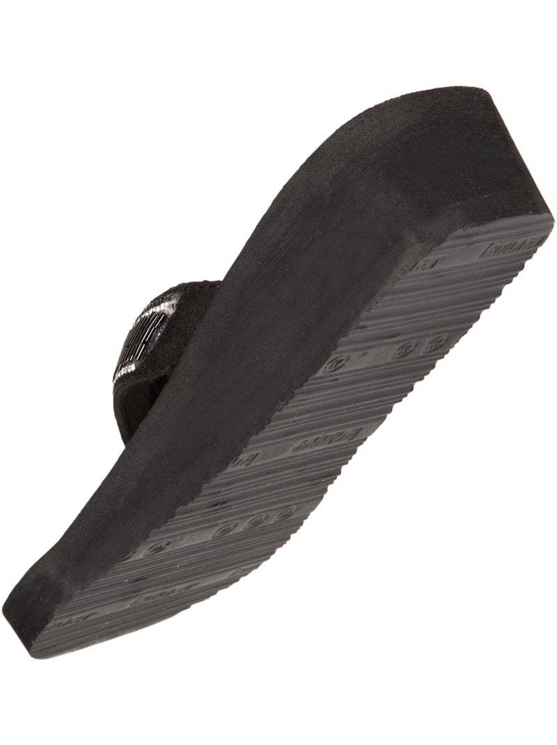 Infradito con un tacco comodo e leggero di 4 cm  Isotoner Nero - Kiabi