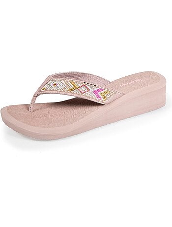 Infradito con un tacco comodo e leggero di 4 cm Isotoner