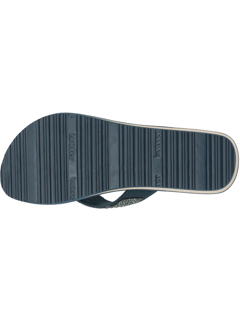 Infradito con un tacco comodo e leggero di 4 cm  Isotoner Verde chiaro - Kiabi