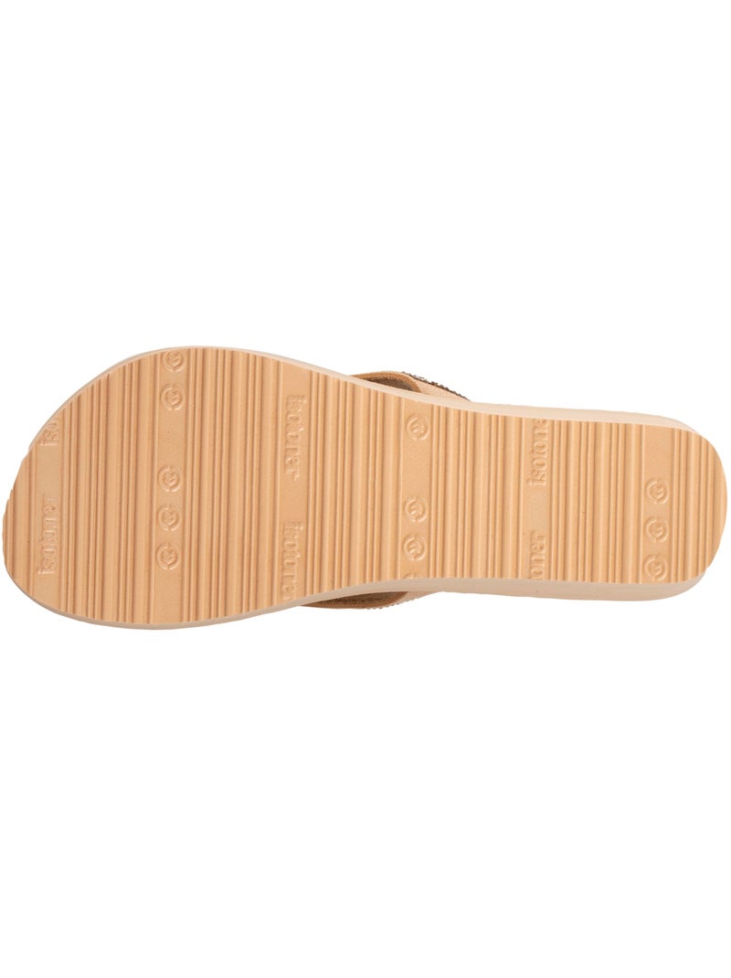 Infradito con un tacco ultraconfortevole di 4 cm isotoner Beige - Kiabi