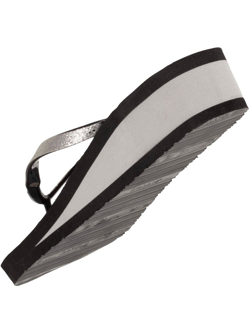Infradito con un tacco ultraconfortevole di 4 cm isotoner Nero - Kiabi