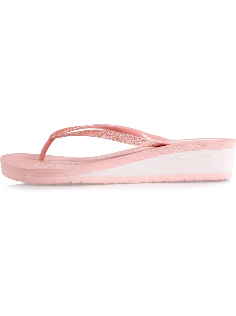 Infradito con un tacco ultraconfortevole di 4 cm isotoner Rosa - Kiabi