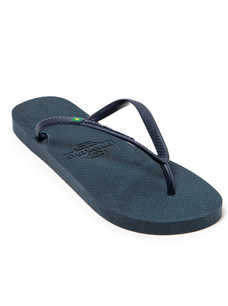 Infradito da spiaggia donna Brasileras con suola riciclata Blu marino - Kiabi